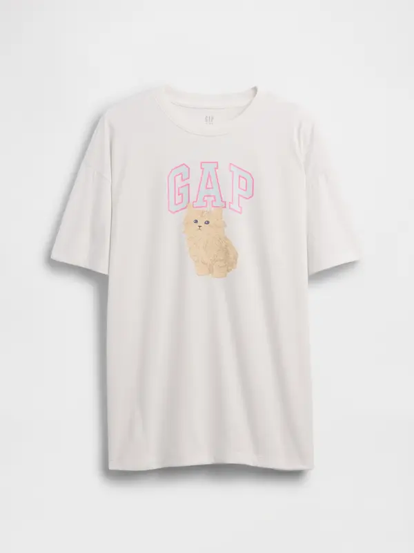 GAP GAP dječji predimenzionirani top pidžame s logom