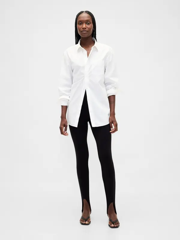 GAP GAP Elastic Pants High Rise Ponte - Ladies