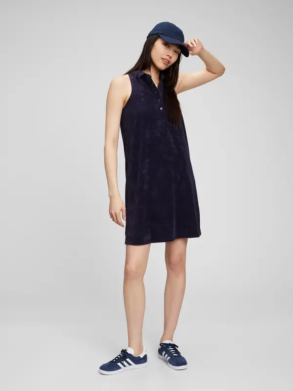 GAP GAP frotirna polo haljina
