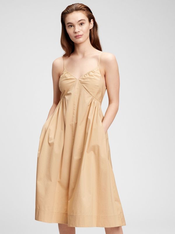 GAP GAP haljina Deep Cami Midi haljina - Ženska