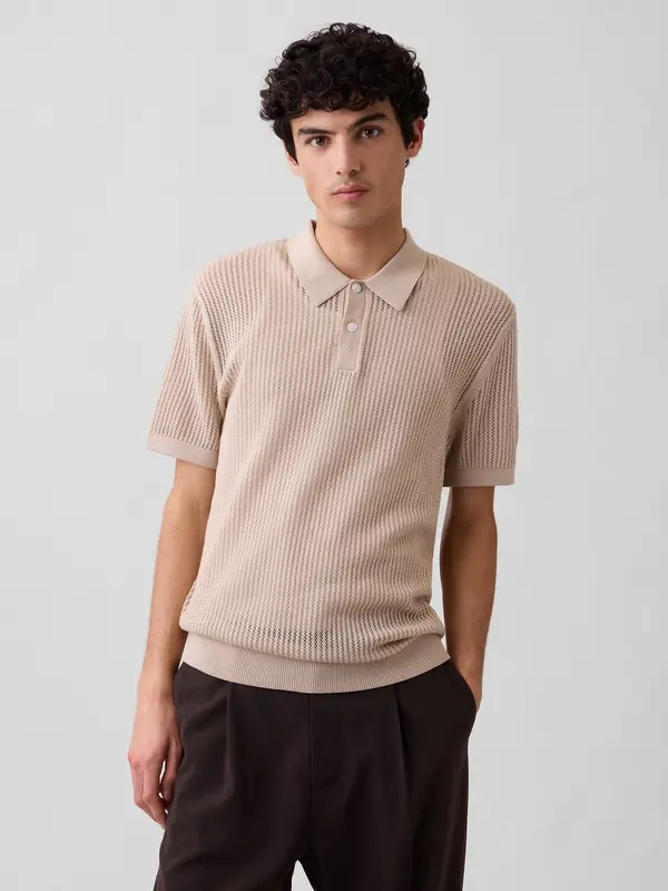 GAP GAP heklane polo majice - muške