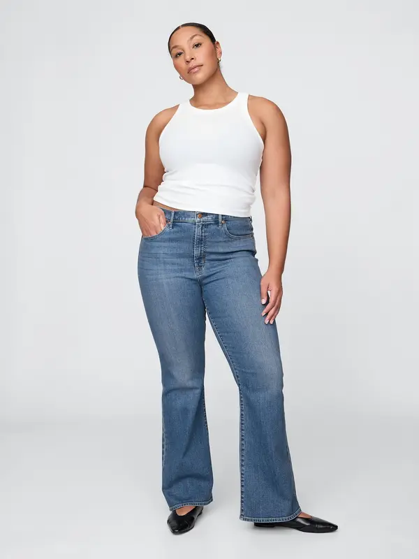GAP GAP Jeans High Rise '70s Flare - Ladies