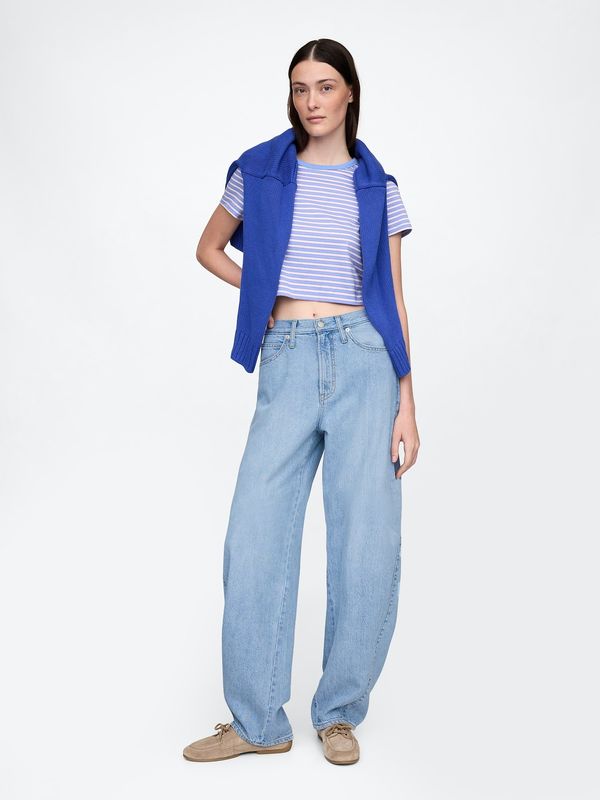 GAP GAP Jeans High Rise Barrel UltraSoft - Women's