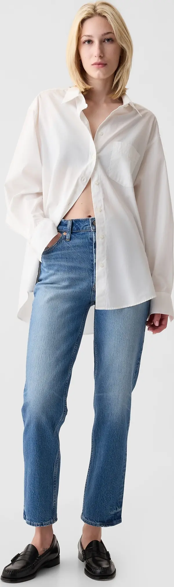 GAP GAP Jeans Straight High Rise - Ladies