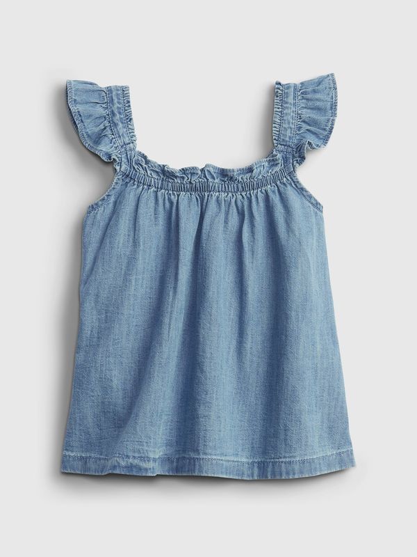 GAP GAP Kids Top Denim Ruffle - Girls