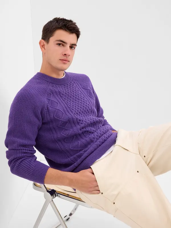 GAP GAP Knitted Wool Sweater - Men's