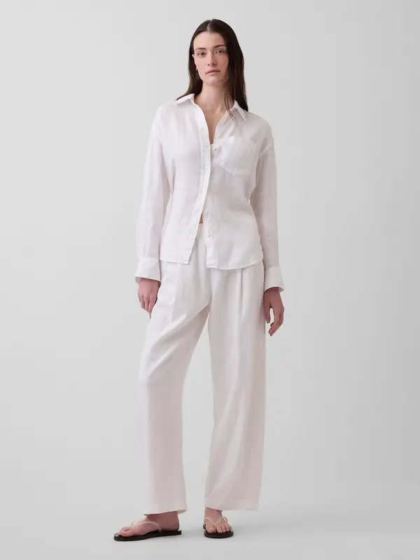 GAP GAP lanene hlače Easy Barrel