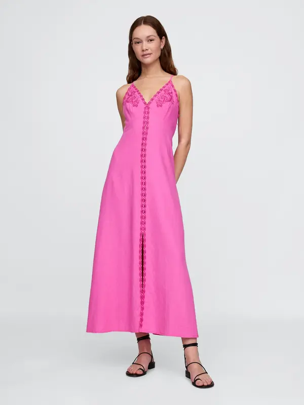 GAP GAP Linen maxi dress - Women's