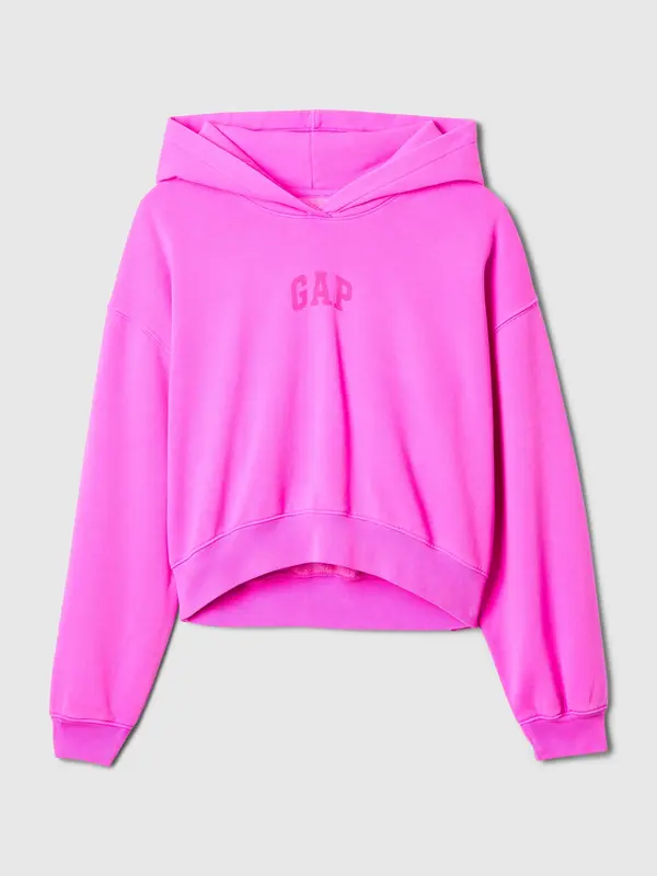 GAP GAP Logo Cropped Hoodie - Ladies