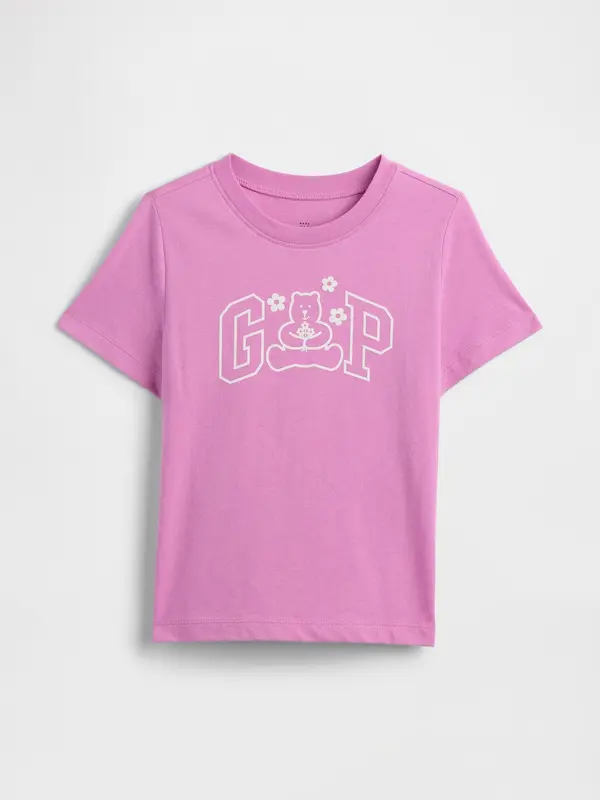 GAP GAP majica kratkih rukava s logotipom za djevojčice