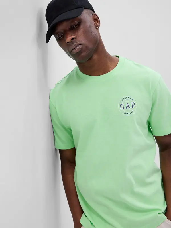 GAP GAP Majica neon with logo - Men