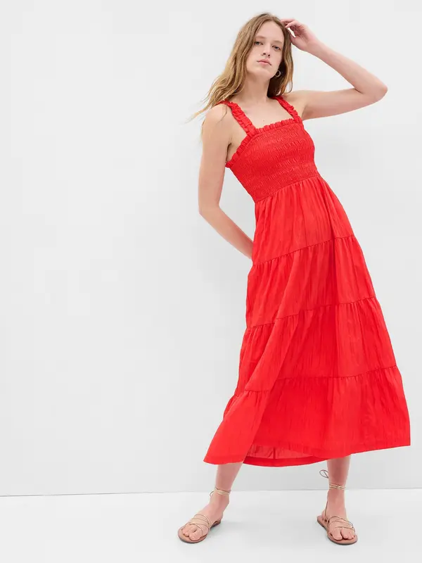 GAP GAP Maxi dress with ruffles - Women