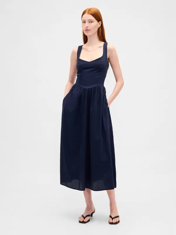 GAP GAP Maxi haljina s džepovima