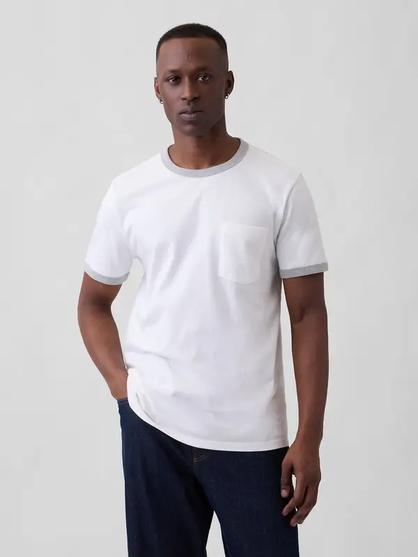 GAP GAP muška majica kratkih rukava s džepom Everyday Soft