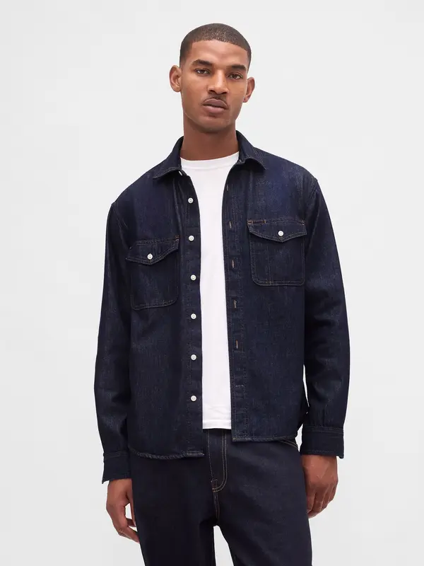 GAP GAP muška traper košulja UltraSoft
