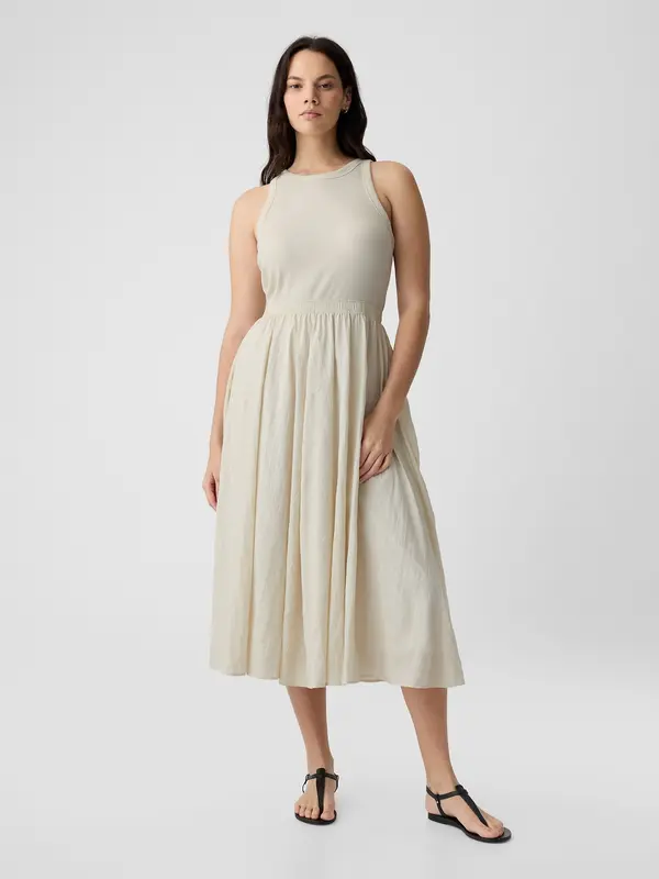 GAP GAP Muslin Midi Dress - Ladies