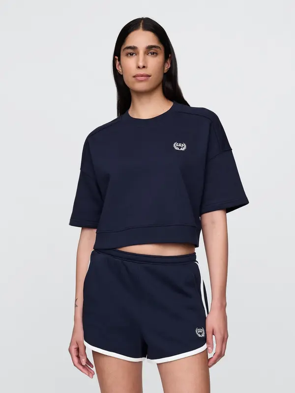GAP GAP Oversize crop sweatshirt VintageSoft Americana - Women's