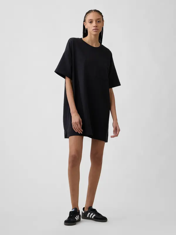 GAP GAP oversize majica s kapuljačom i logotipom