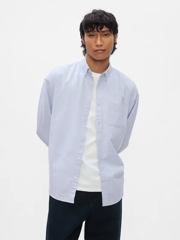 GAP GAP Oversize Oxford Big Shirt - Men's