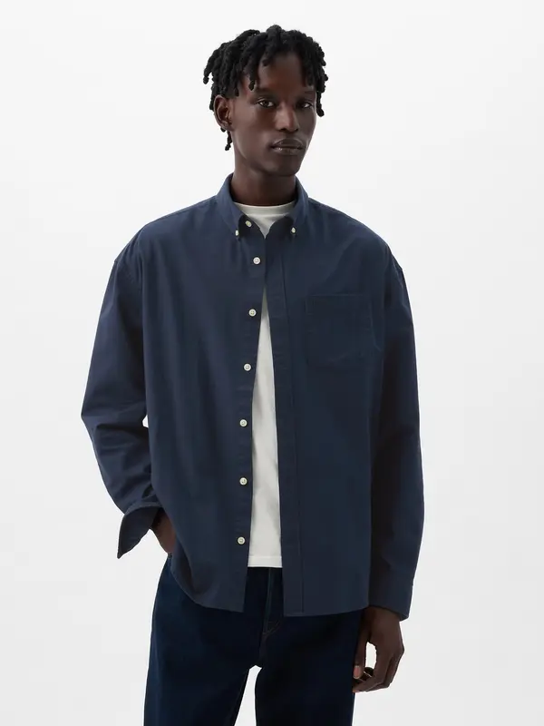 GAP GAP Oxford Standard Fit Shirt - Men's