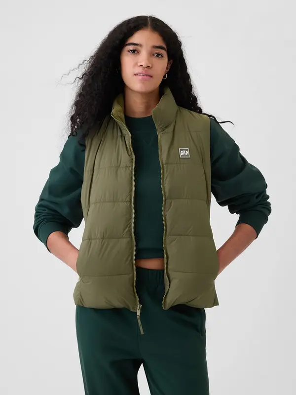 GAP GAP Quilted Waterproof Vest - Women's