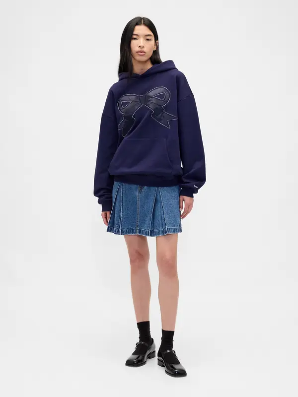 GAP Gap × Sandy Liang traper plisirana mini suknja