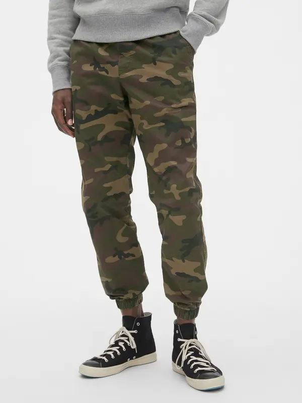 GAP GAP Slim canvas joggers with Flex - Mens