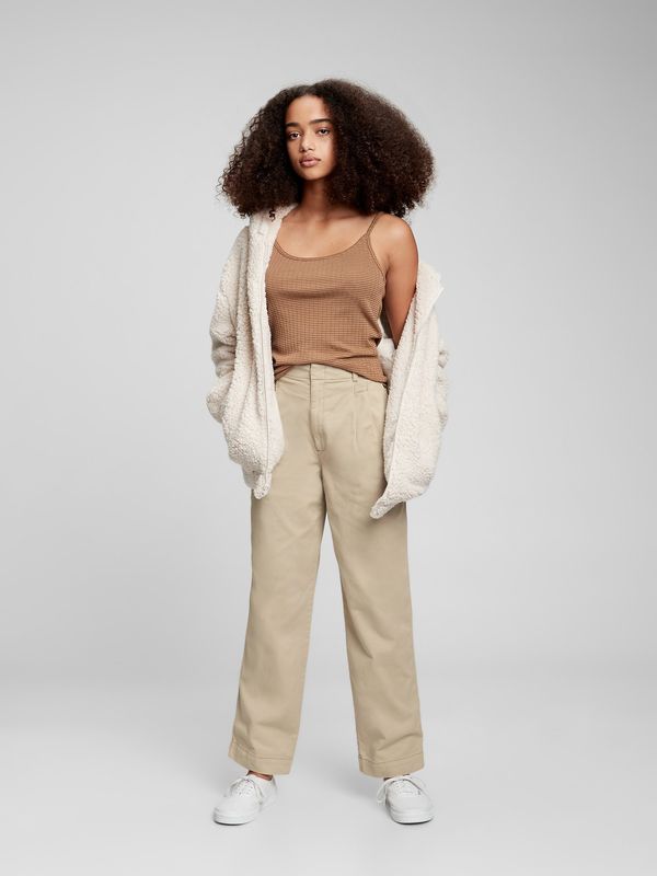 GAP GAP Teen pants chinos khaki - Girls