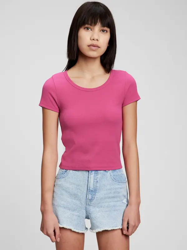 GAP GAP Teen Ribbed T-Shirt - Girls