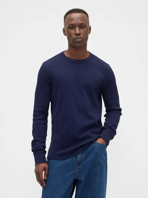 GAP GAP Waffle Pattern T-Shirt - Mens