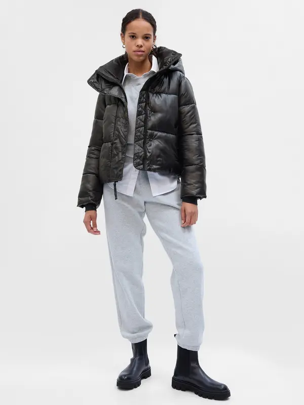GAP GAP Winter quilted crop jacket - Women