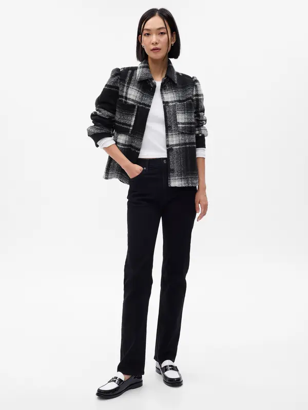GAP GAP Wool Jacket Crop - Ladies