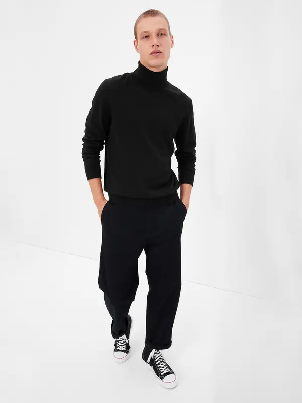 GAP GAP Wool Merino Sweater with Turtleneck - Men's
