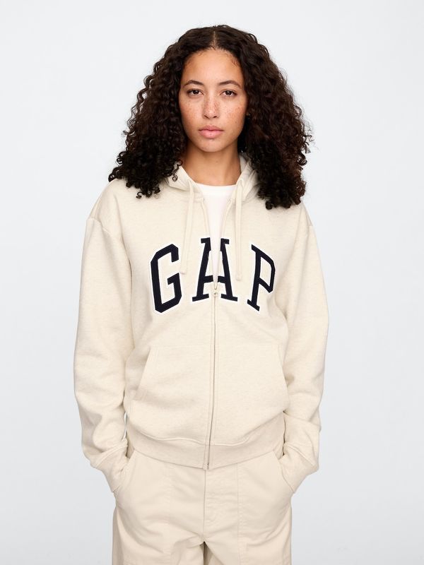 GAP GAP Zip-up hoodie with logo - Women's