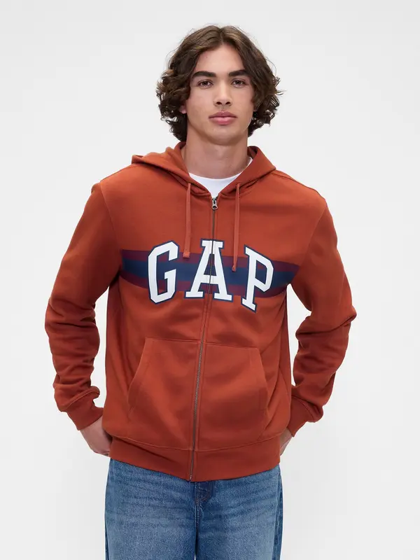 GAP GAP Zipper Logo Sweatshirt - Mens