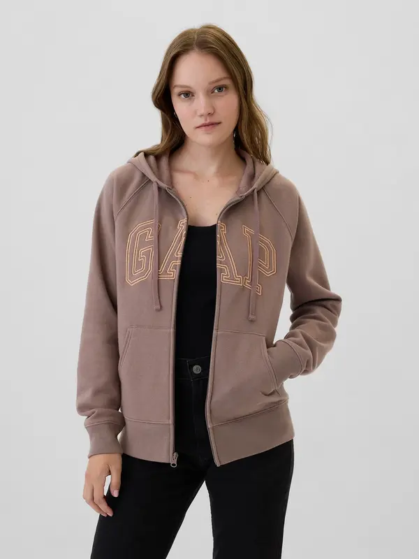 GAP GAP Zipper Sweatshirt with Logo - Ladies