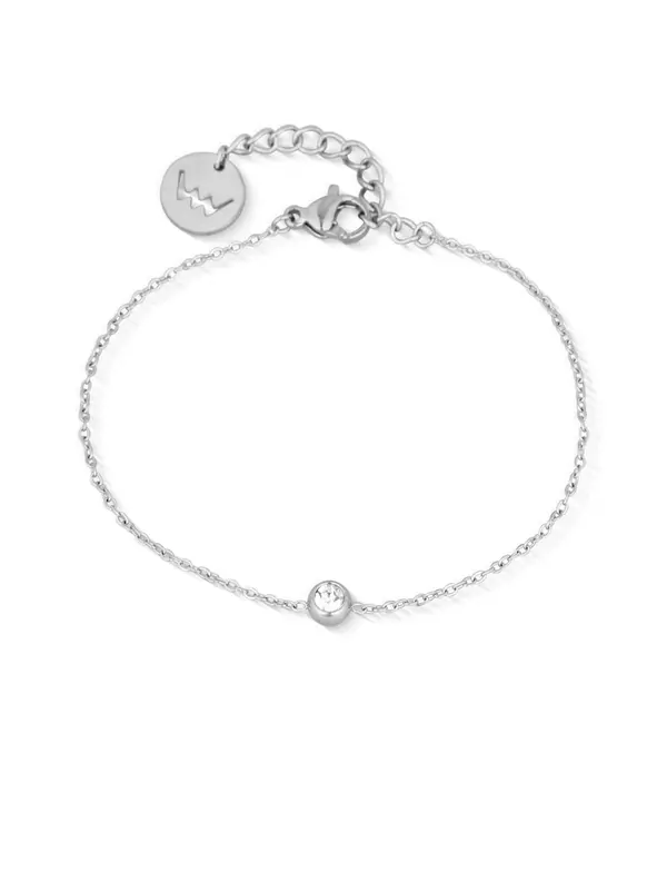 VUCH Gem Silver Bracelet