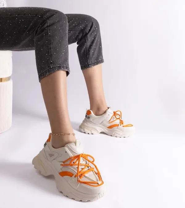Gemre Gemre Beige Sulamita sports sneakers