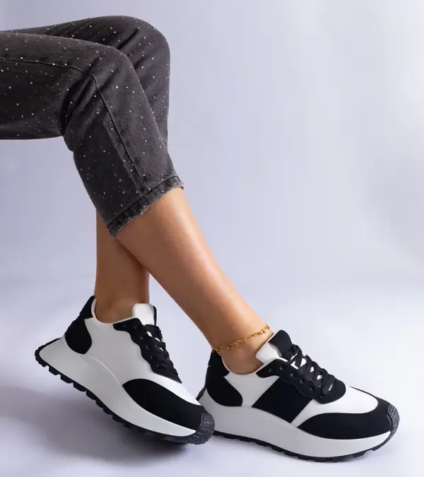 Gemre Gemre Black platform sneakers Cremorna