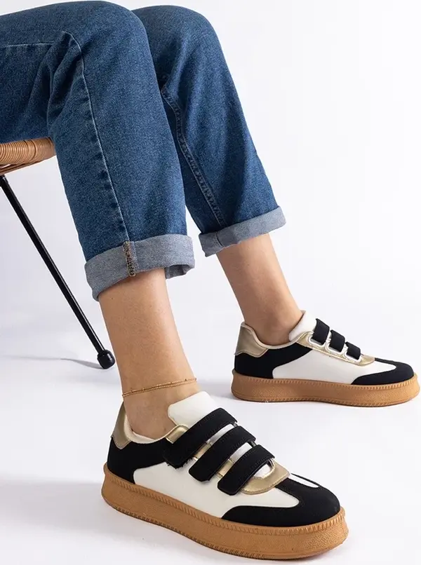 Gemre Gemre Black Velcro Sneakers Mena