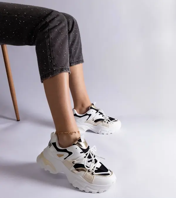 Gemre Gemre White-black Sulamita sports sneakers