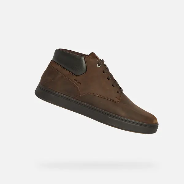 GEOX Geox Baltmoore Men's Brown Ankle Boots - Mens