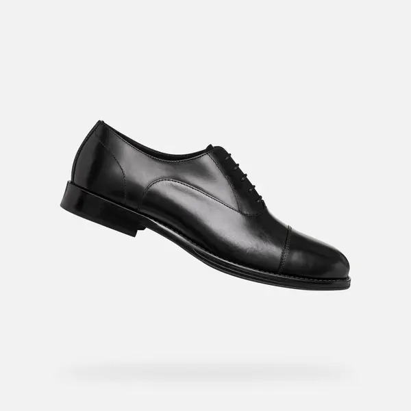 GEOX Geox Barberigo crne muške svečane cipele