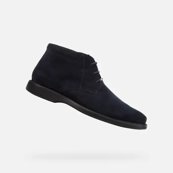 GEOX Geox Brayden 2fit muške gležnjače plave boje