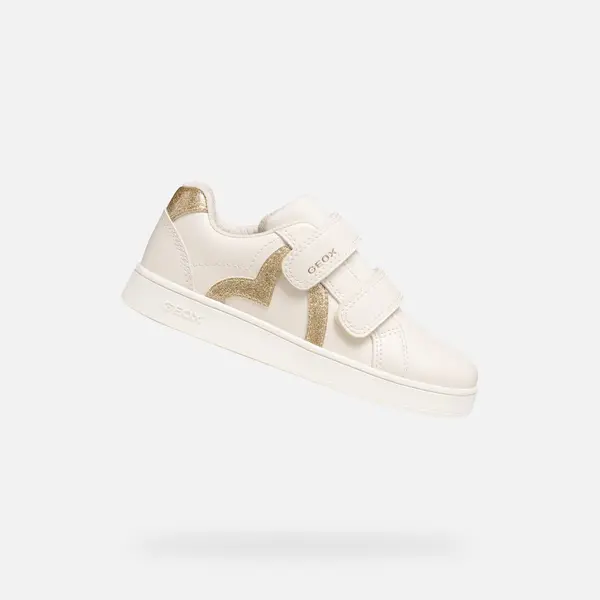 GEOX Geox Eclyper krem ​​​​djevojačke tenisice