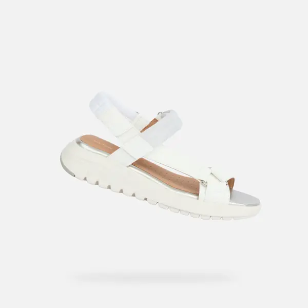 GEOX Geox Flextride S bijele ženske sandale