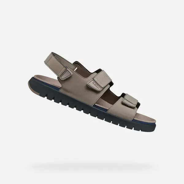 GEOX Geox Flextride sive muške sandale