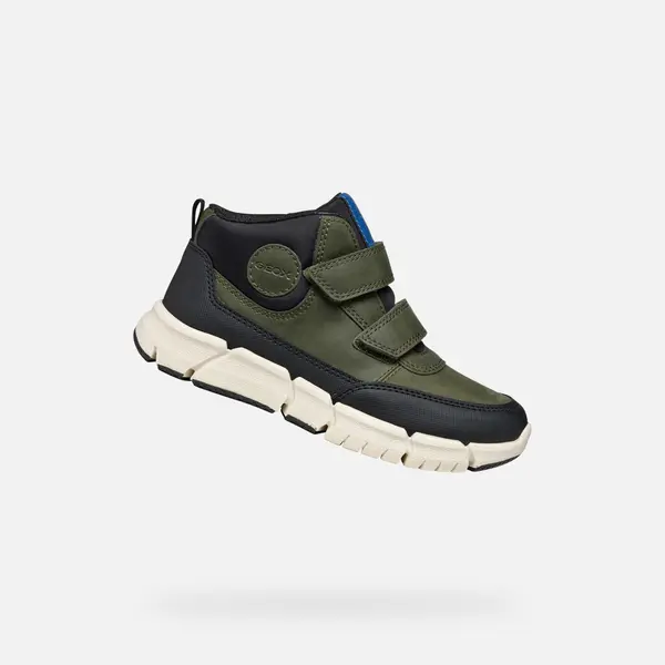GEOX Geox Flexyper dječje kaki gležnjače