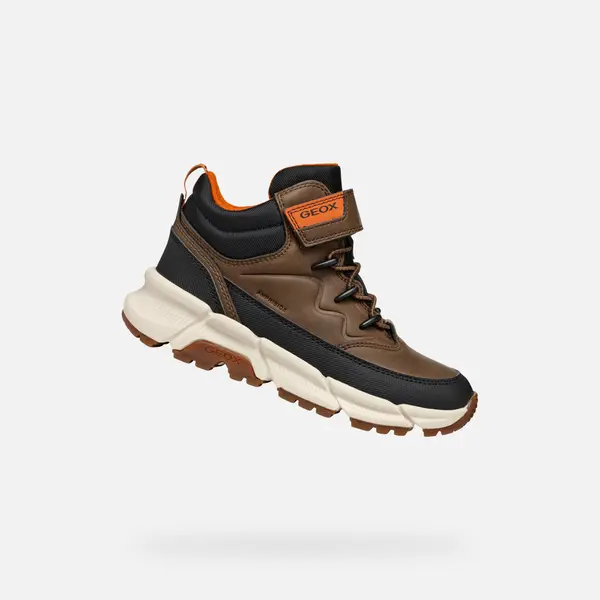 GEOX Geox Flexyper Plus Boy smeđe gležnjače