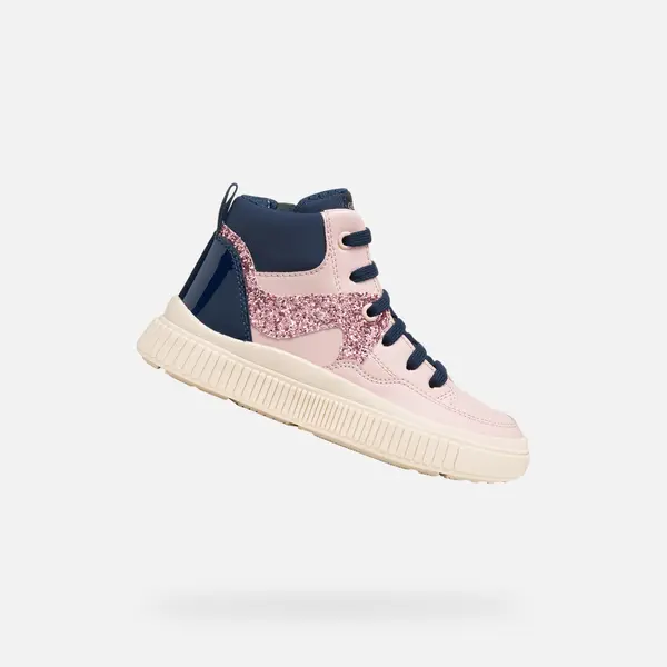 GEOX Geox Laquinny krem ​​​​djevojačke cipele